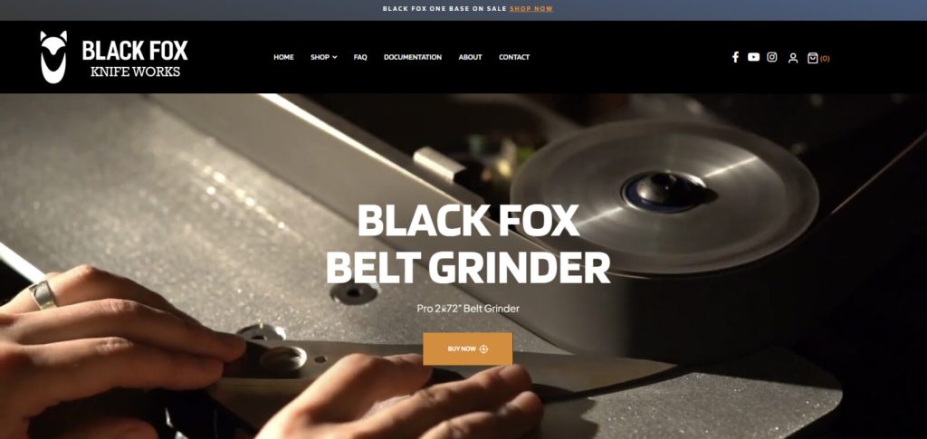 Black Fox Knife Works: Rodli Web Strategies built an e-commerce website using WordPress and Woocommerce.