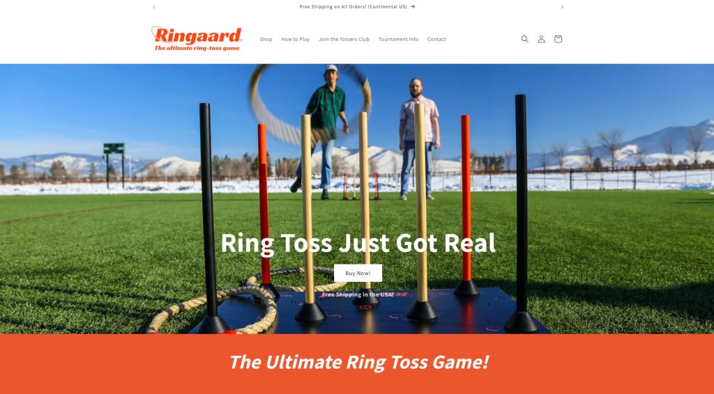 Ringaard: Rodli Web Strategies built an e-commerce website using Shopify.