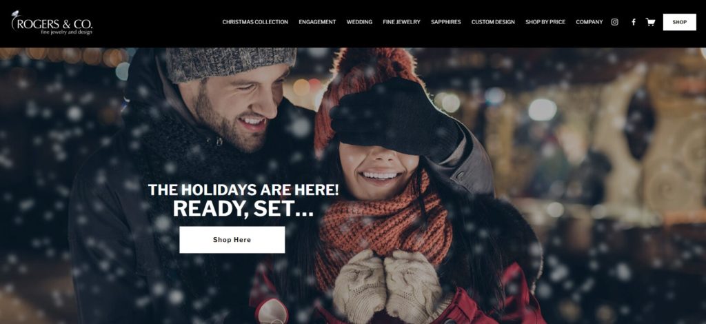 Rogers & Co: hired Rodli Web Strategies to edit their SquareSpace website and e-commerce system.