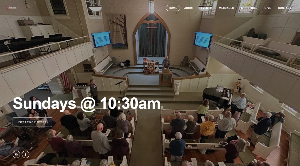 Stevensville United Methodist Church: the first United Methodist church to utilize our services.