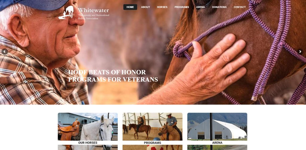 Whitewater Therapeutic: Rodli Web Strategies built and hosts the website for this unique non-profit organization.